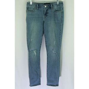 Lucky Brand Jeans 0 25 Lolita Skinny Blue Distressed Low Rise Womens Size 0/25